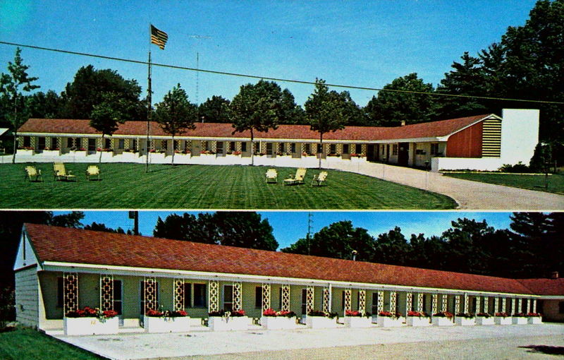 Airline Motel (Motel Haven) - Old Postcard (newer photo)